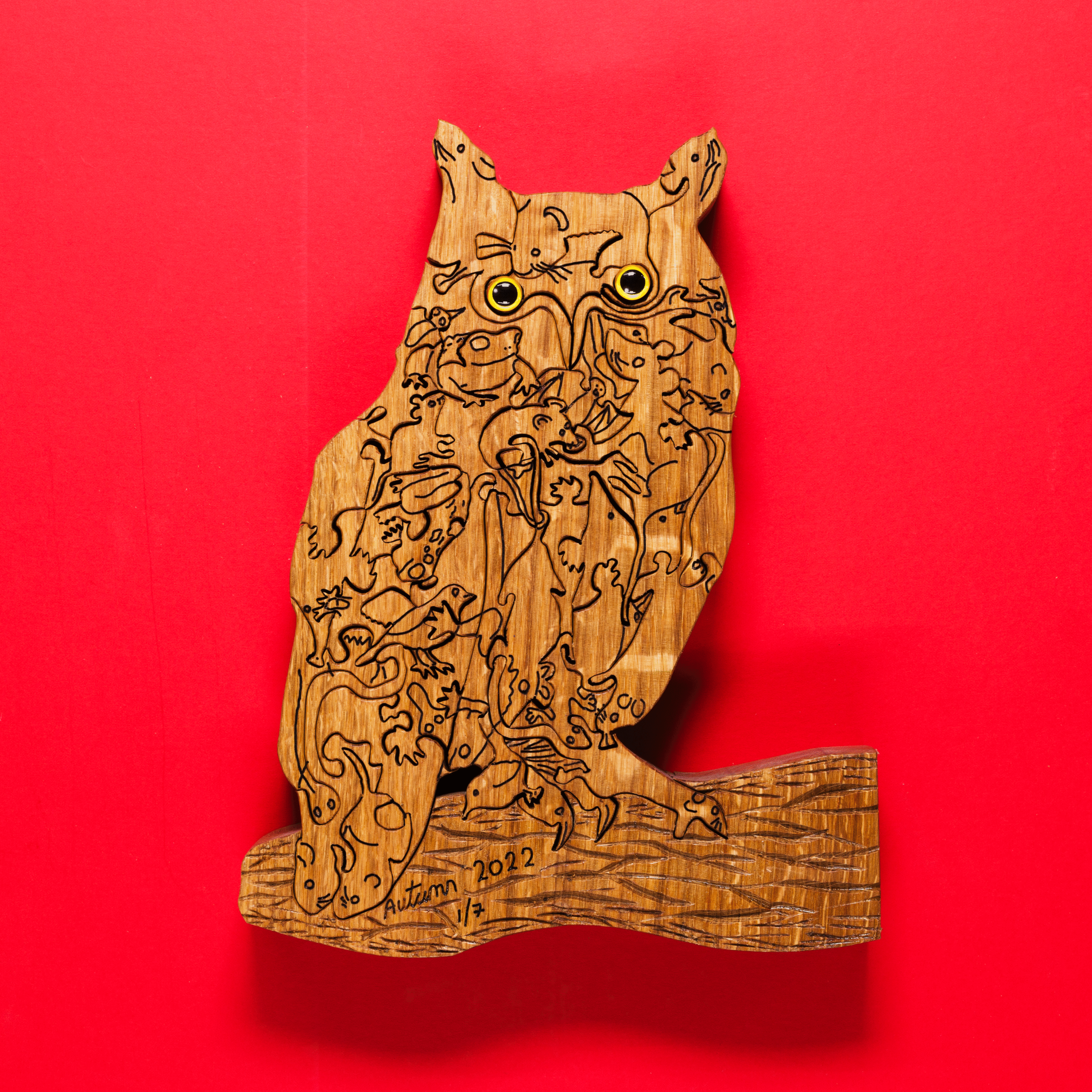 Long-eared Owl (Art Puzzle) (You Are What You Eat)