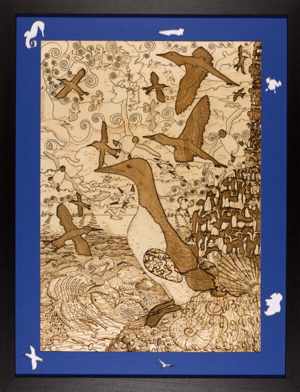 Guillemot with Egg (Art Puzzle) - Laser - Unlimited Edition