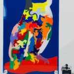 Long-eared Owl (You Are What You Eat) - "stained glass" art puzzle