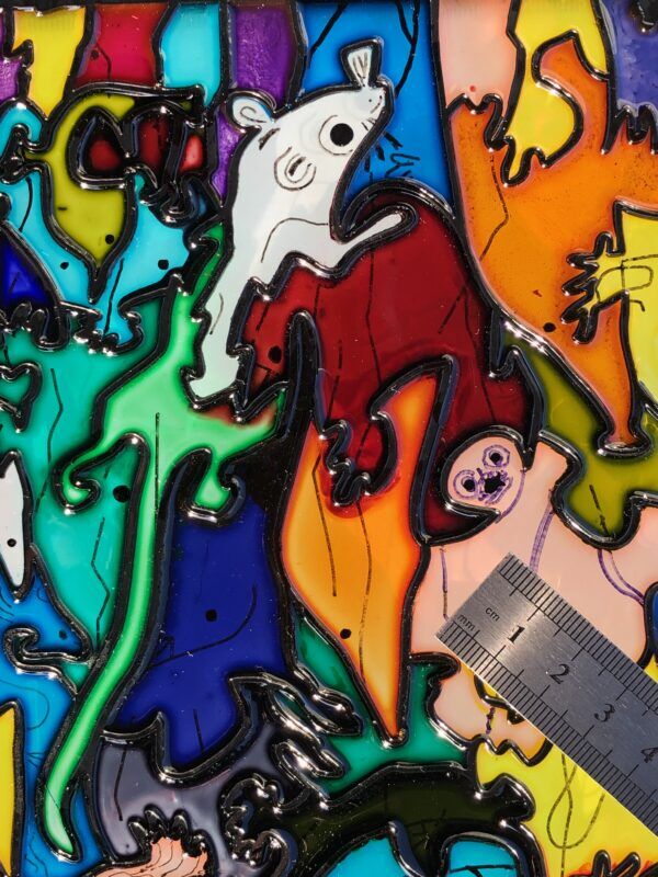 Mole pieces detail